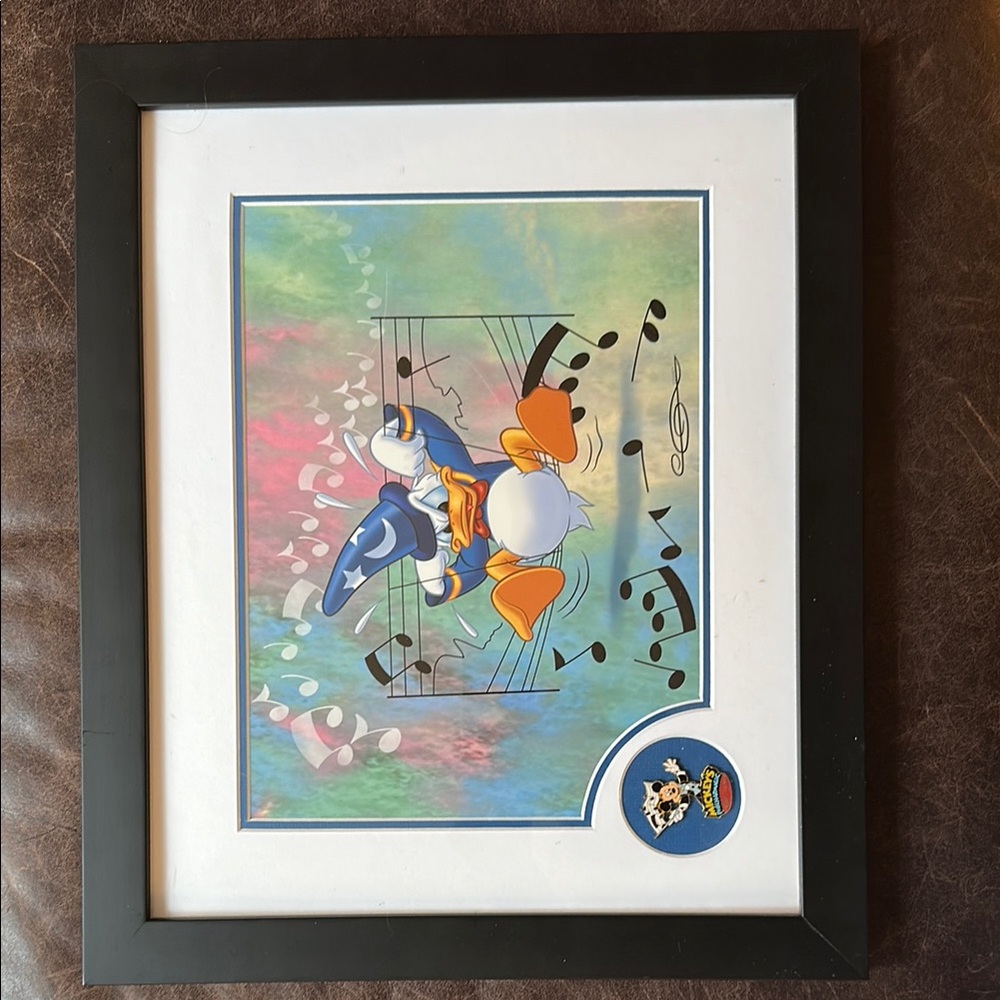 Micky’s Philharmonic Framed Art with Collector Pin